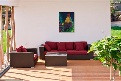 Royal Rooster - Canvas Print Original Artwork by Amy Watt