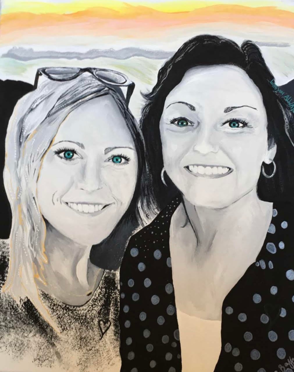 Custom People Portraits - Original Artwork by Amy Baffa