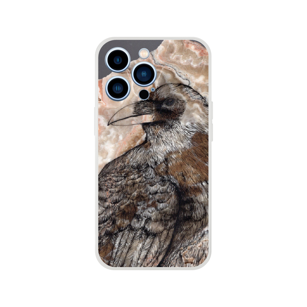 Raven on Stone - Flexi case