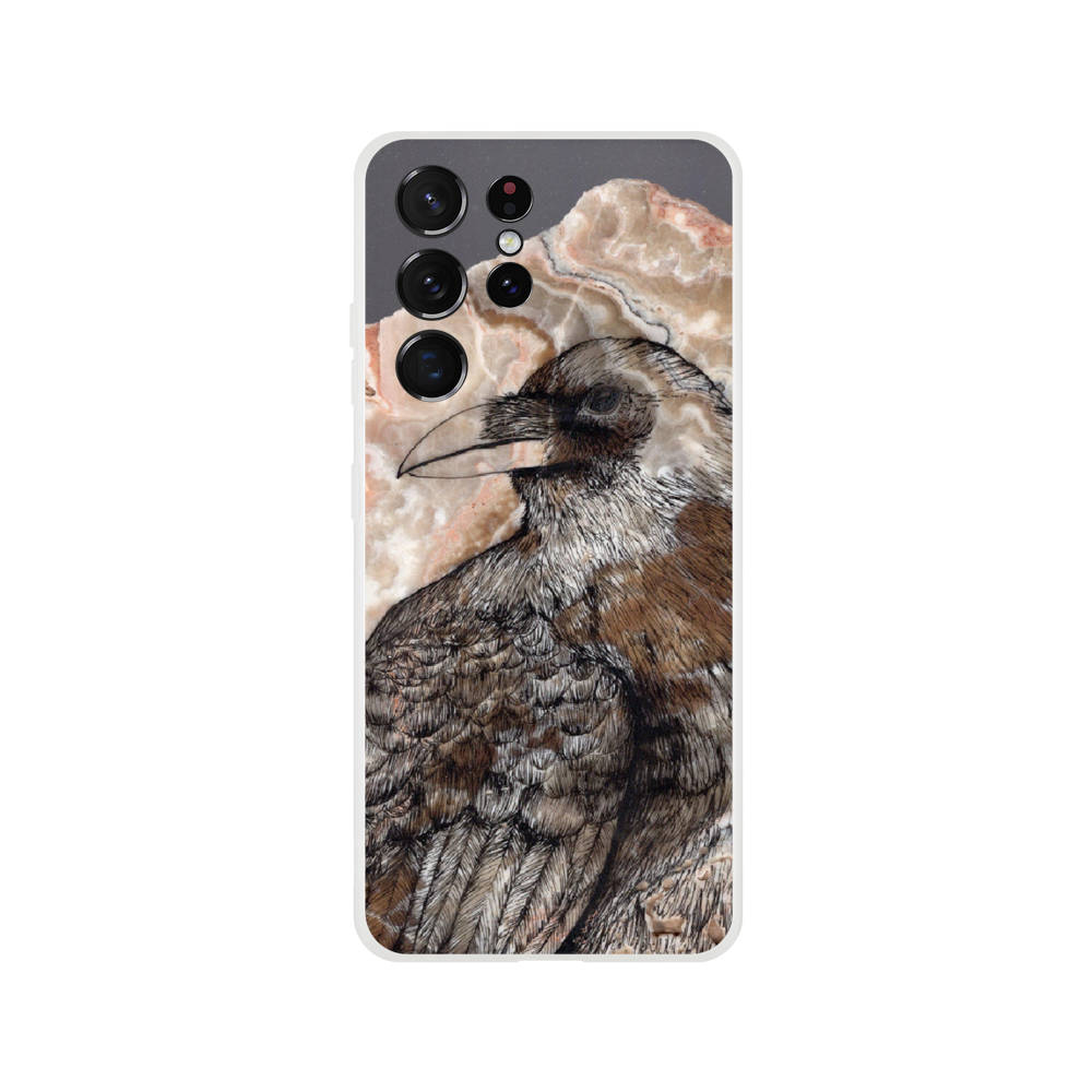 Raven on Stone - Flexi case