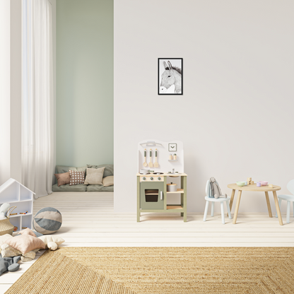 Arizona Burro - Classic Matte Paper Wooden Framed Poster Print