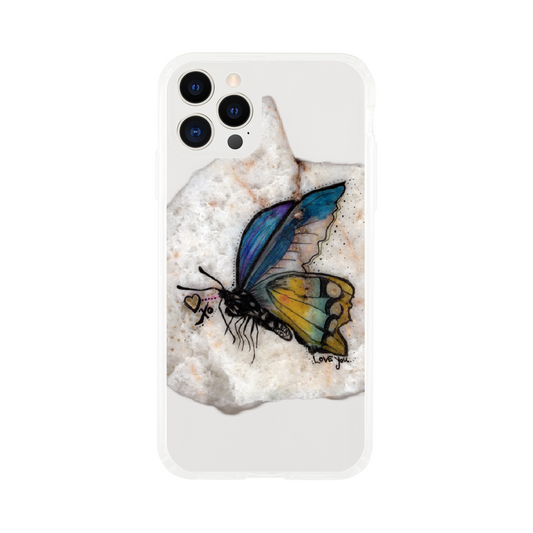 Butterfly Clear Case - Original Artwork by Amy Baffa