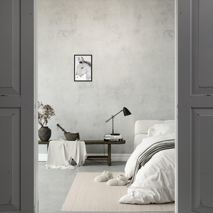 Arizona Burro - Classic Matte Paper Wooden Framed Poster Print