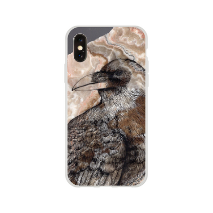 Raven on Stone - Flexi case