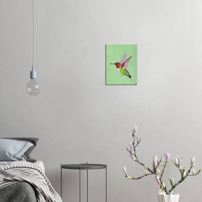 Hummingbird Canvas Print - Original Artwork by Amy Baffa