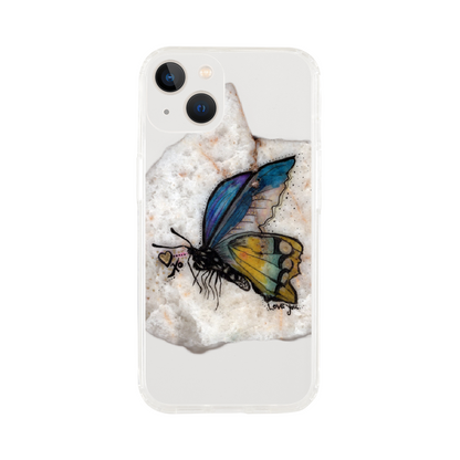 Butterfly Clear Case - Original Artwork by Amy Baffa