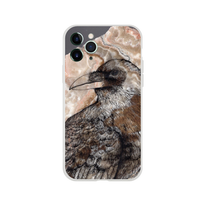 Raven on Stone - Flexi case