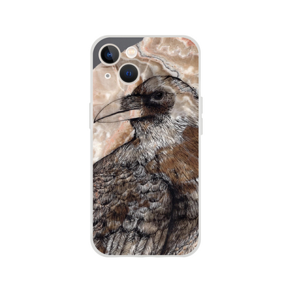 Raven on Stone - Flexi case