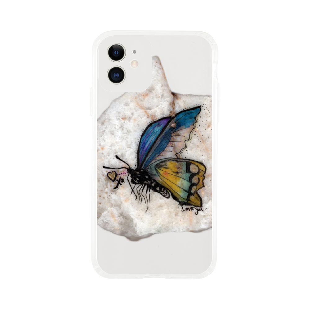 Butterfly Clear Case - Original Artwork by Amy Baffa