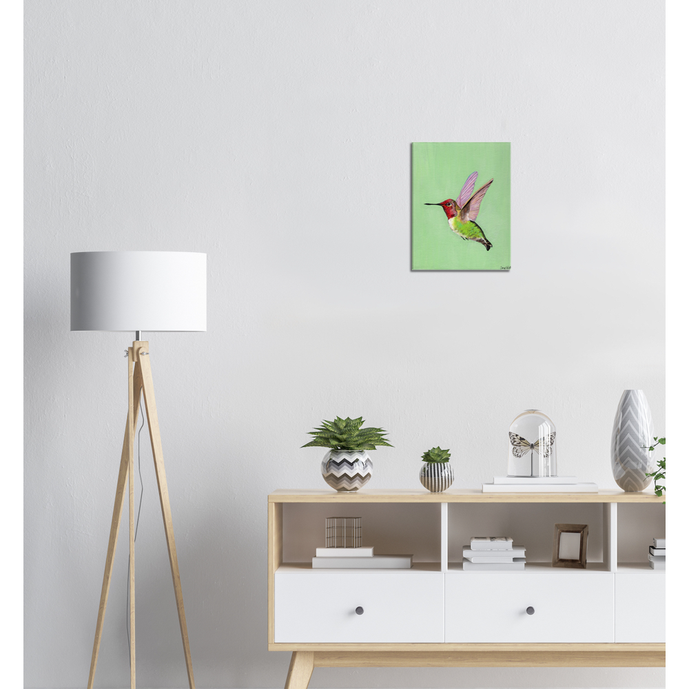 Hummingbird Canvas Print - Original Artwork by Amy Baffa