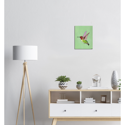 Hummingbird Canvas Print - Original Artwork by Amy Baffa