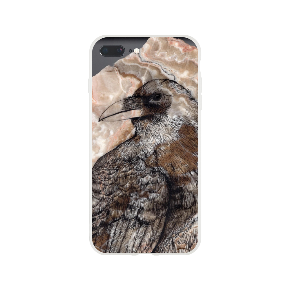 Raven on Stone - Flexi case