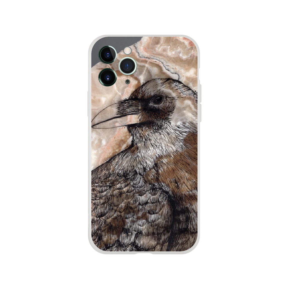 Raven on Stone - Flexi case