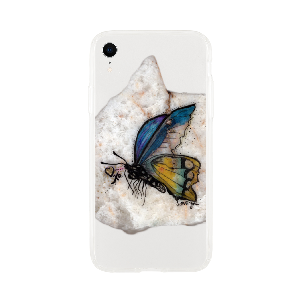 Butterfly Clear Case - Original Artwork by Amy Baffa