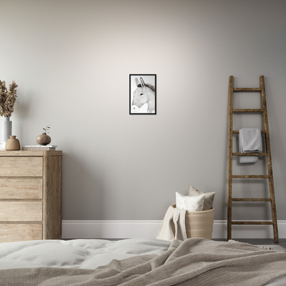 Arizona Burro - Classic Matte Paper Wooden Framed Poster Print