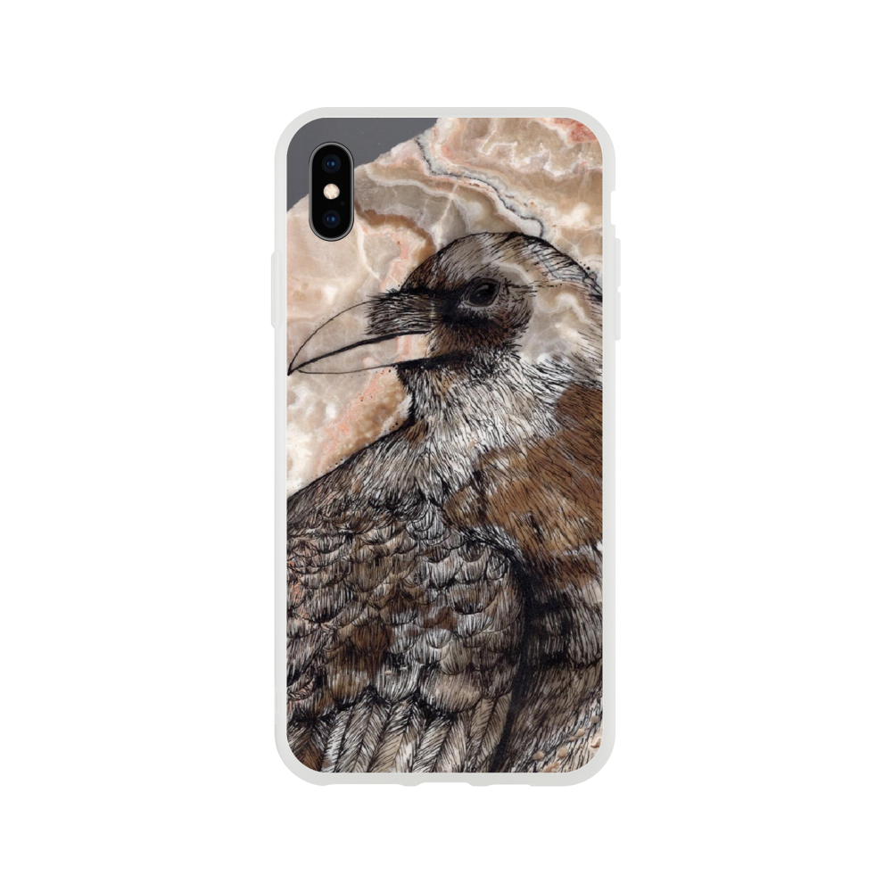 Raven on Stone - Flexi case