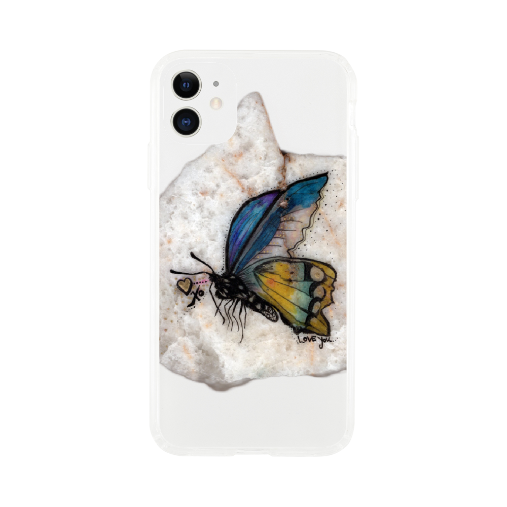 Butterfly Clear Case - Original Artwork by Amy Baffa