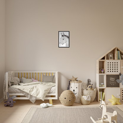 Arizona Burro - Classic Matte Paper Wooden Framed Poster Print