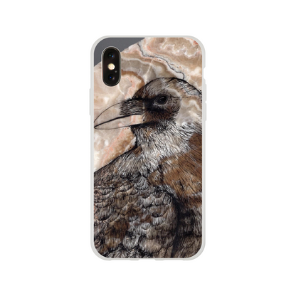 Raven on Stone - Flexi case