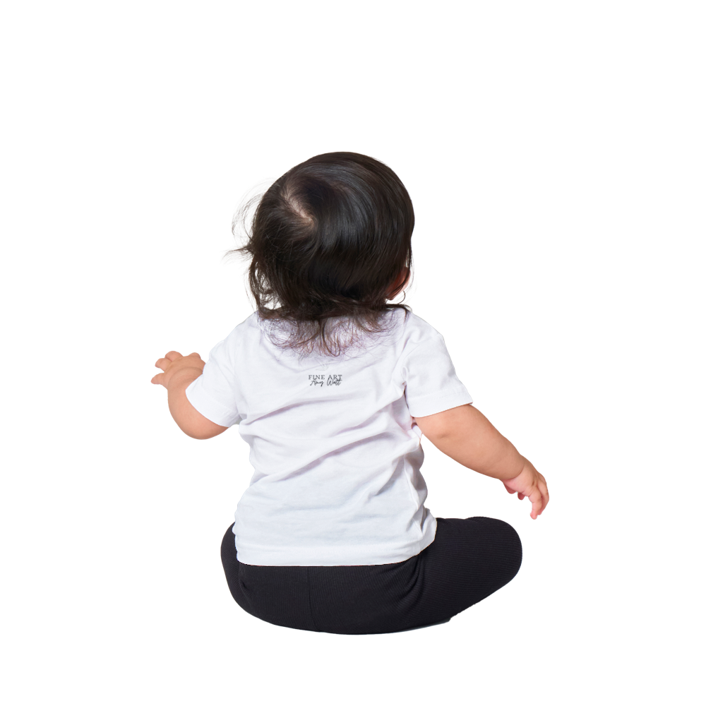 Adorable Sunflower on stone Classic Baby Crewneck T-shirt