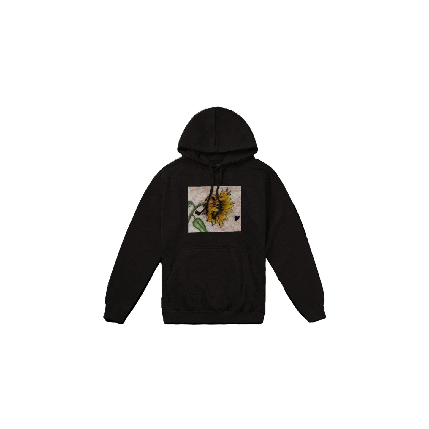 Sunflower on Stone - Premium Womens Pullover Hoodie
