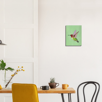 Hummingbird Canvas Print - Original Artwork by Amy Baffa