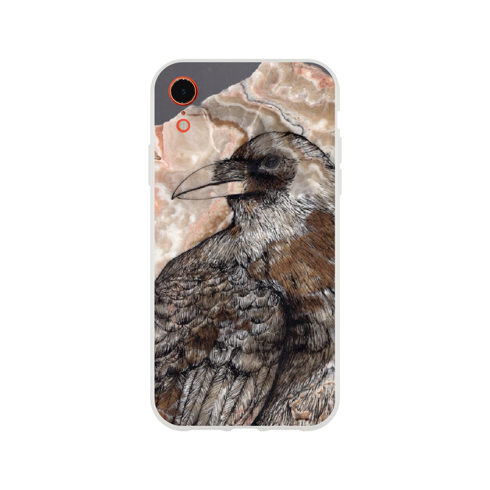 Raven on Stone - Flexi case