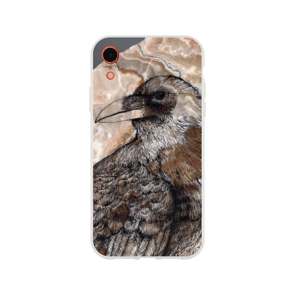 Raven on Stone - Flexi case
