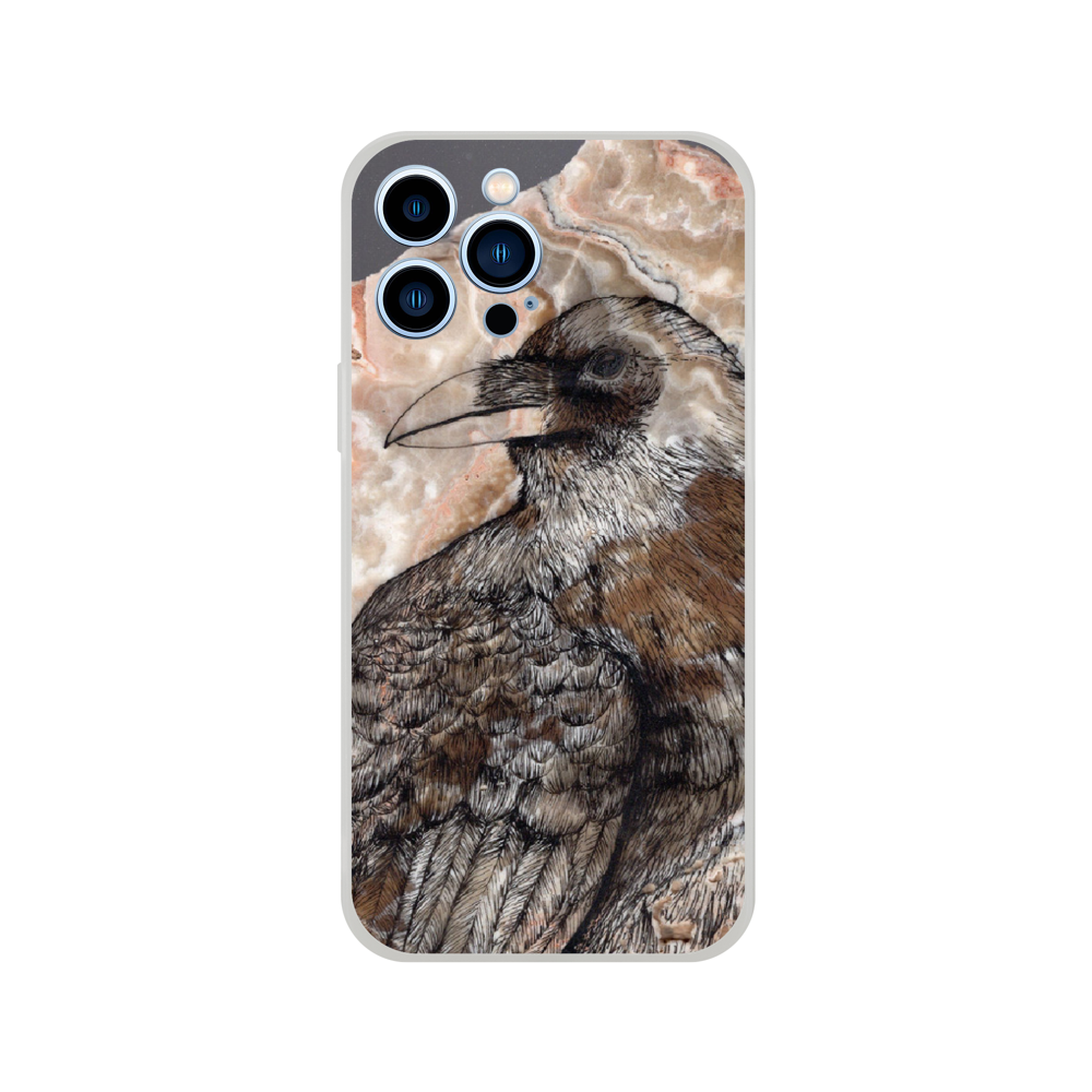 Raven on Stone - Flexi case