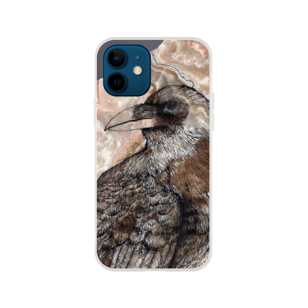 Raven on Stone - Flexi case